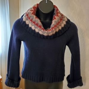 Wool Cowlneck Sweater